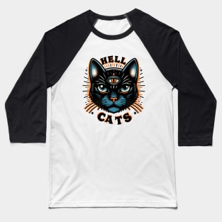 Hell Cats Baseball T-Shirt
